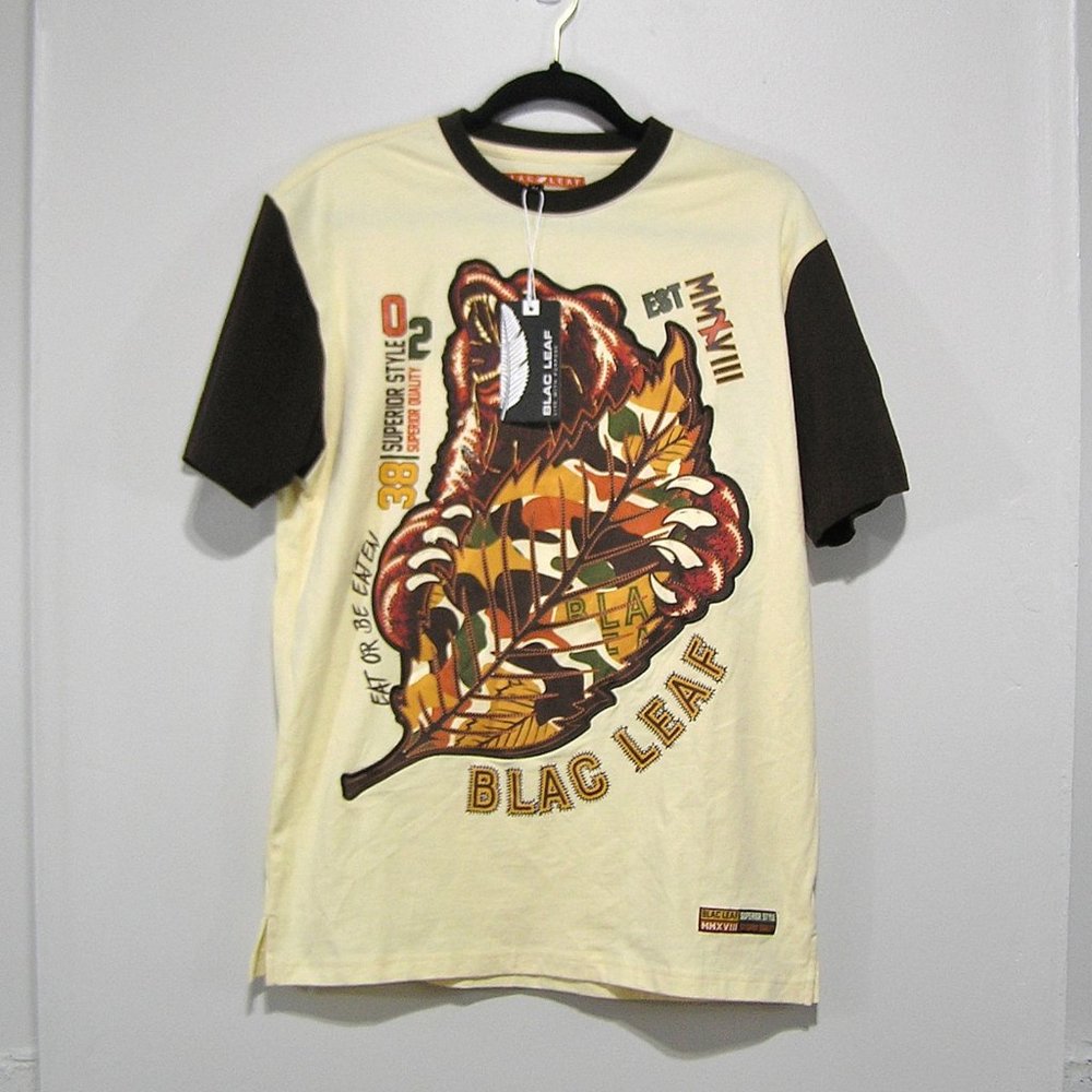NWT BLAC LEAF EAT OR BE EATEN SHIRT MEDIUM